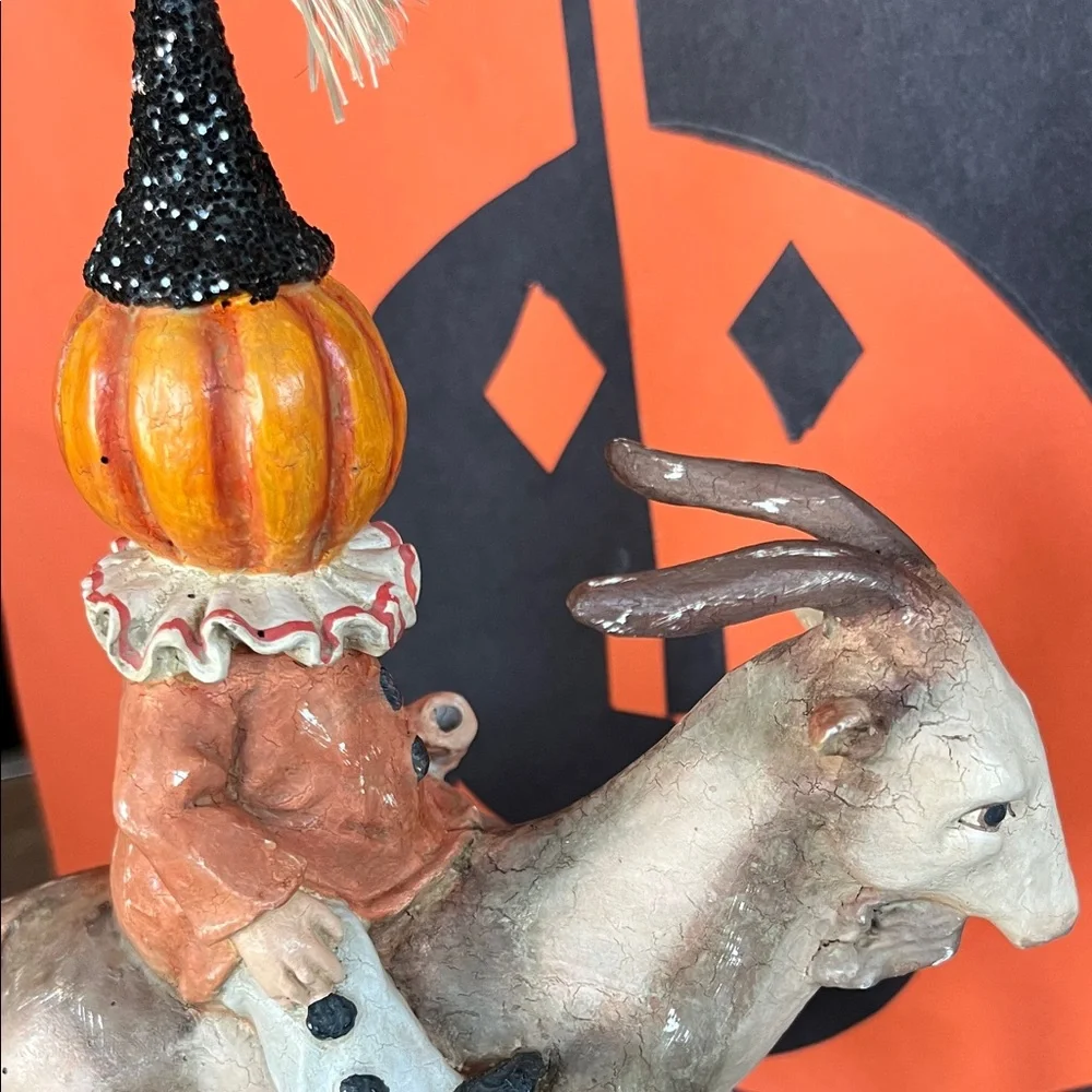 Bethany Lowe Halloween Pumpkin Rider Figurine - Picture 10 of 14